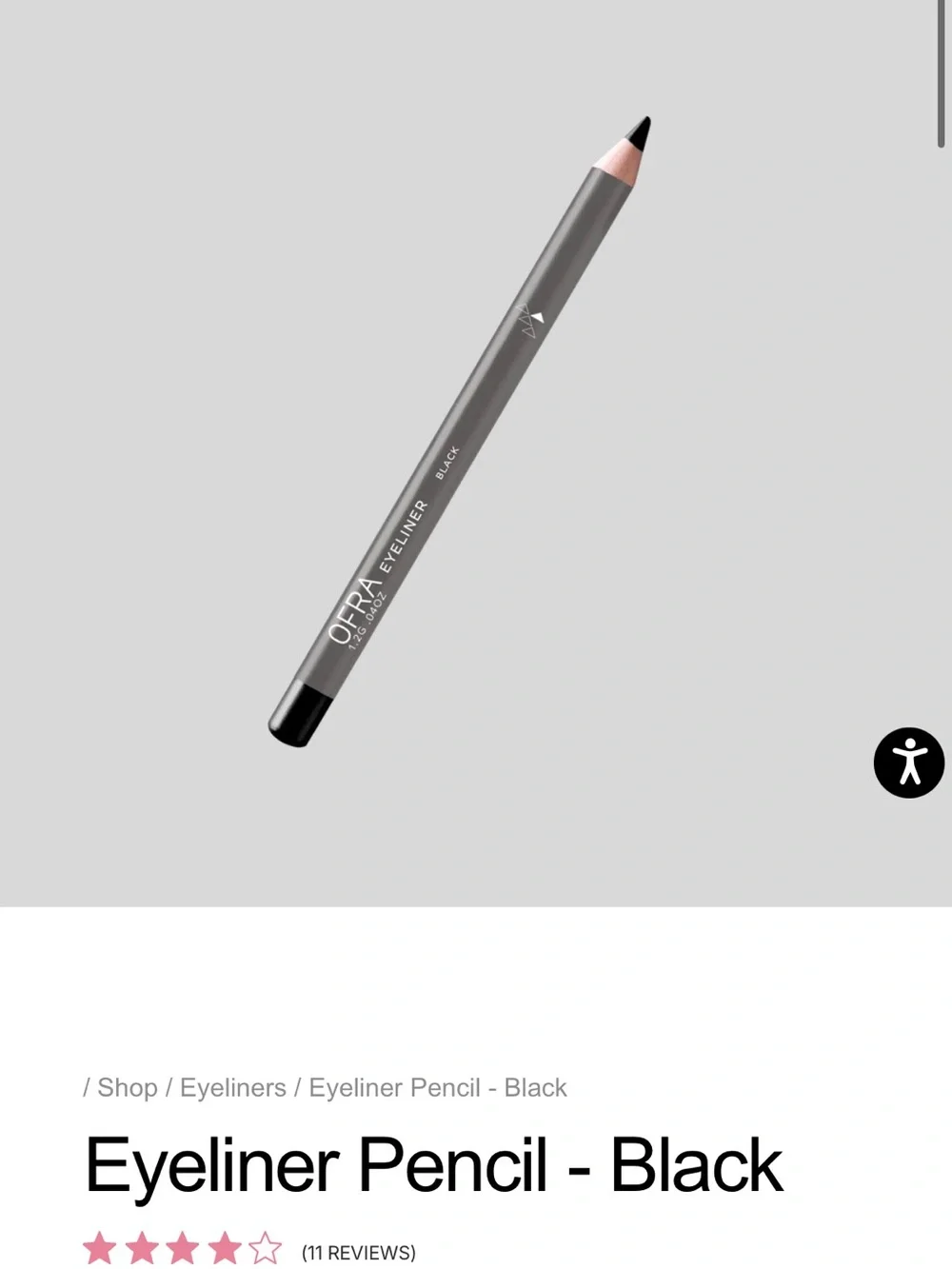 OFRA Black Eyeliner Pencil - Smooth Glide Precision - Set of 2